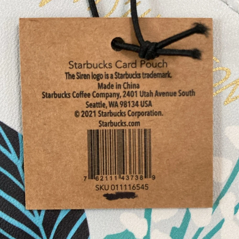 Starbucks Card Pouch / Keychain - Washington